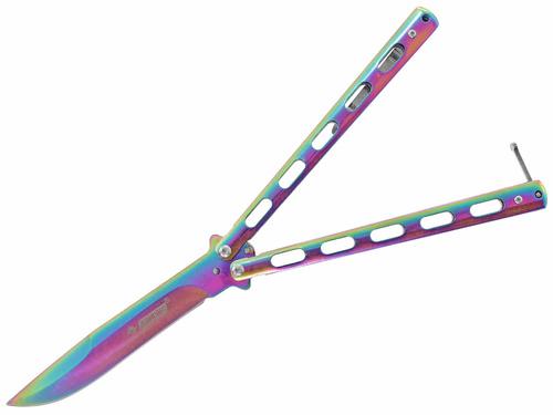 Nůž motýlek Kandar Rainbow XL štíhlý